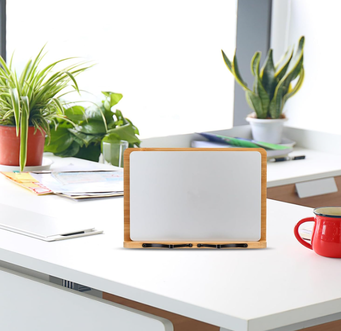 Foldable Bamboo Cookbook and Reading Stand