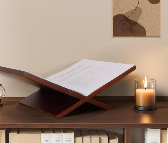 Large Wooden Book Display Stand