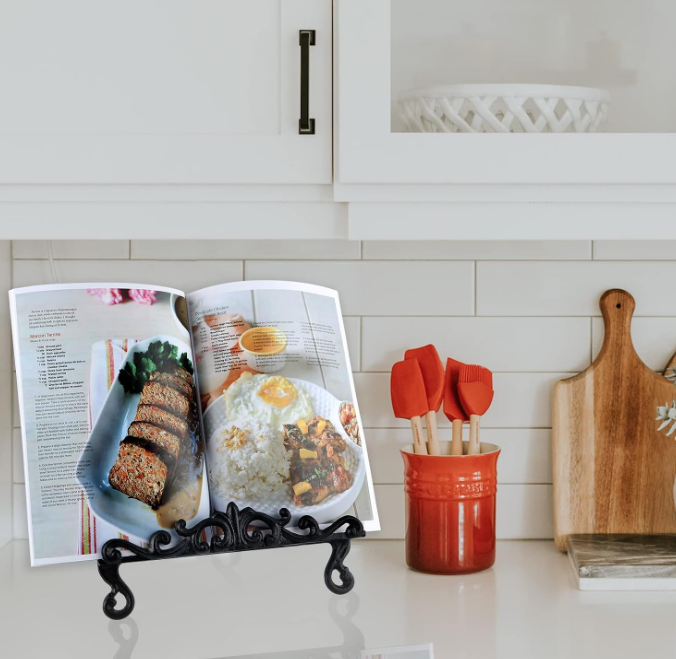Cast Iron Cookbook and Display Stand