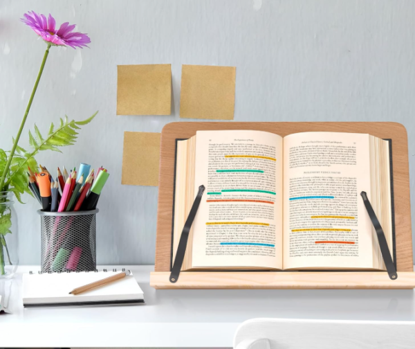 Multi Angle Bamboo Reading Holder